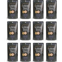 Schesir After Dark Tavuk Ve Ördekli Pouch Mousse Kedi Yaş Mama 80 Gr. X 12 Adet
