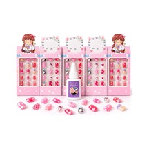 5 Li Çocuk Takma Tırnak Seti, Renkli Ve Desenli Kız Çocuk Takma Tırnakları, Sevimli Tasarımlı Nail Art Seti, Çocuklar İçin Eğlenceli Tırnak Aksesuarı, Kolay Yapışan, Tekrar Kullanılabilir Set