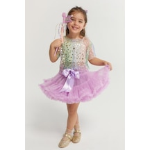 Le Mabelle Lila Kız Çocuk Tütü Etek - Bonita Lila