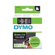 Dymo S0721010, D1 Yedek Şerit 24 Mm X 7 Mt , Siyah/beyaz 53721 Diğer