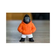 Kapüşonlu Goril Figürü 10cm