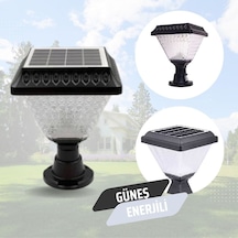 Güneş Enerjili Solar Set Üstü Bahçe Aydınlatma Beyaz Işık