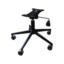 TURA OFİS TEK KOL MEKANİZMA-AMORTİSÖR-SİYAH AYAK-GRAMER TEKER