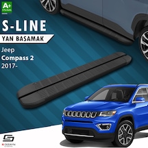 S-Dizayn Jeep Compass 2 S-Line Siyah Yan Basamak 173 Cm 2017 Üzer