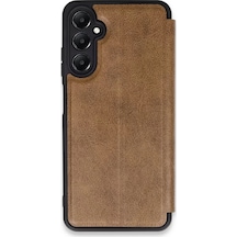 Newface Samsung Galaxy A55 5g Kılıf Flip Cover - Taba