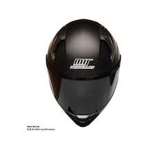 Mt Helmets Ece 22.R06 Sertifikalı Güneş Vizörlü Fiber Full Face Motor Kaskı Yeni Sezon Mat Siyah