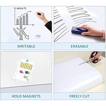 Hdg Yapışkanlı Manyetik Yazı Tahtası Beyaz 35x61 CM