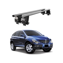 Royal Ssangyong Actyon 2005-2010 Uyumlu Gri Ara Atkı Port Bagaj Tavan Barı
