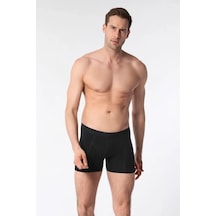 Kit İç Giyim Tutku 2 'li Elastan Penye Erkek Boxer Siyah Kit İç Giyim Tutku 2 'li Elastan Penye Erkek Boxer Siyah
