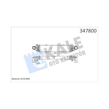Kale 347800 Turbo Radyatörü Intercooler - Mercedes Glk-class 2009- 250 Cdi Dizel 2045000300 - A2045000300