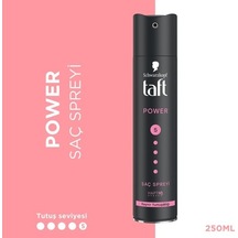 Taft Saç Spreyi Power Kasmır Mega Güçlü 5 250ml