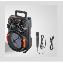 Sounddrive Ch-868 8'' 20w Bluetooth Karaoke Taşınabilir Hoparlör Mikrofonlu, Rgb Işıklı, Fm/usb/sd