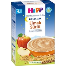 Hipp Organik İyi Geceler Elmalı Sütlü Tahıl Bazlı 4+ Ay Kaşık Maması 250 G