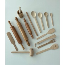 Ahşap Tahta Set 16 Parça