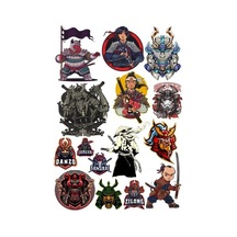 Samurai Savaşçı Sticker Set-5 15 Parça Telefon, Tablet, Defter, Laptop Sticker
