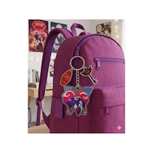 Owl Bag Hazbin Hotel Velvette Karakteri Desenli Charmlı Acrylic Anahtarlık Çanta Süsü Mıx