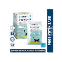 Onevet Probiyotik Şase Kediler Için Sindirmeye Yardımcı Takviye Vitamini 7 Adet 1 Gr