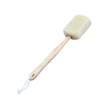 Saplı Doğal Banyo Lifi 37 Cm Siyah