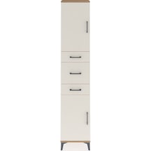 Arges Dolap 3 Raflı 3 Çekmeceli 2 Kapaklı 44x30x221 Çam-aytaşı Çam