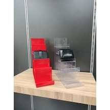 Uzman Grup Raf Pleksi Cüzdanlık Teşhir Standı (10'Li Paket)