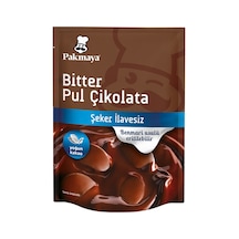 Pakmaya Şeker İlavesiz Bitter Pul Çikolata 70 G - 7 Adet Tarı