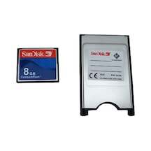 Sandisk 8 Gb Compact Flash Kart Pcmcıa-Cf Compact Flash Adaptör