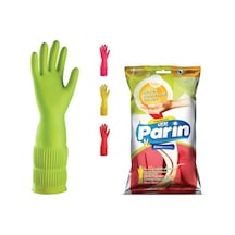 Parin Uzun Konçlu Lateks Bulaşık Ve Temizlik Eldiveni, Large, 216 Çift