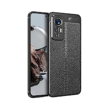 Microsonic Xiaomi Mi 12 Lite Kılıf Deri Dokulu Silikon