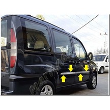 Markadan Fiat Doblo Krom Yan Kapı Çıtası 2000-2006 4 Parça Paslan