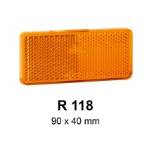 Jokon R 118 Sarı Karavan Reflektörü 90x40 Mm Yapışkanlı Jk31.0005.511