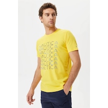 Nautica Erkek T Shirt V35528t 70e Sarı Sari Sarı