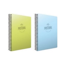 Gıpta Pastoral 72 Yp. A4 Spiralli Pp. Kapak Defter 1 Kareli + 1 Çizgili