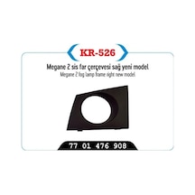 Sis Far Çerçevesı Kapağı Sisli Sağ Megane Iı 001