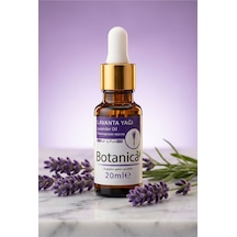 Botanica %100 Saf Lavanta Yağı Stres Giderici Cilt Bakımı Yatıştırıcı Doğal Uçucu Bitkisel Damla 20 Ml 20 ML