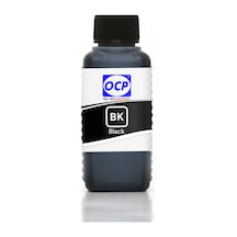 OCP Epson EcoTank Uyumlu Mürekkep 100ml BK Black Siyah Pigment