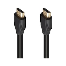Gold Uçlu Hdmı Kablo, Siyah, 1.5 Metre, 4k Ultra Hd Ve 1080p Full Hd Destekli, Tv, Projektör Ve Oyun Konsolu İle Uyumlu
