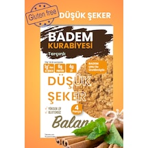 Balanu Düşük Şekerli Tarçınlı Badem Kurabiyesi 200gr X3 Adet