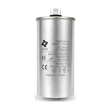 45 Μf Kapasitör 450 Vac Gri