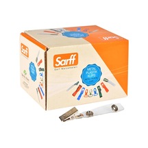 Sarff Kart Klipsi Metal Maşalı Şeffaf 15311001