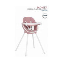 Monty Mama Sandalyesi 3 Kademeli Tabla Kaymaz Tabanlı Geniş Oturma Alanlı 6ay-9yaş Minderli