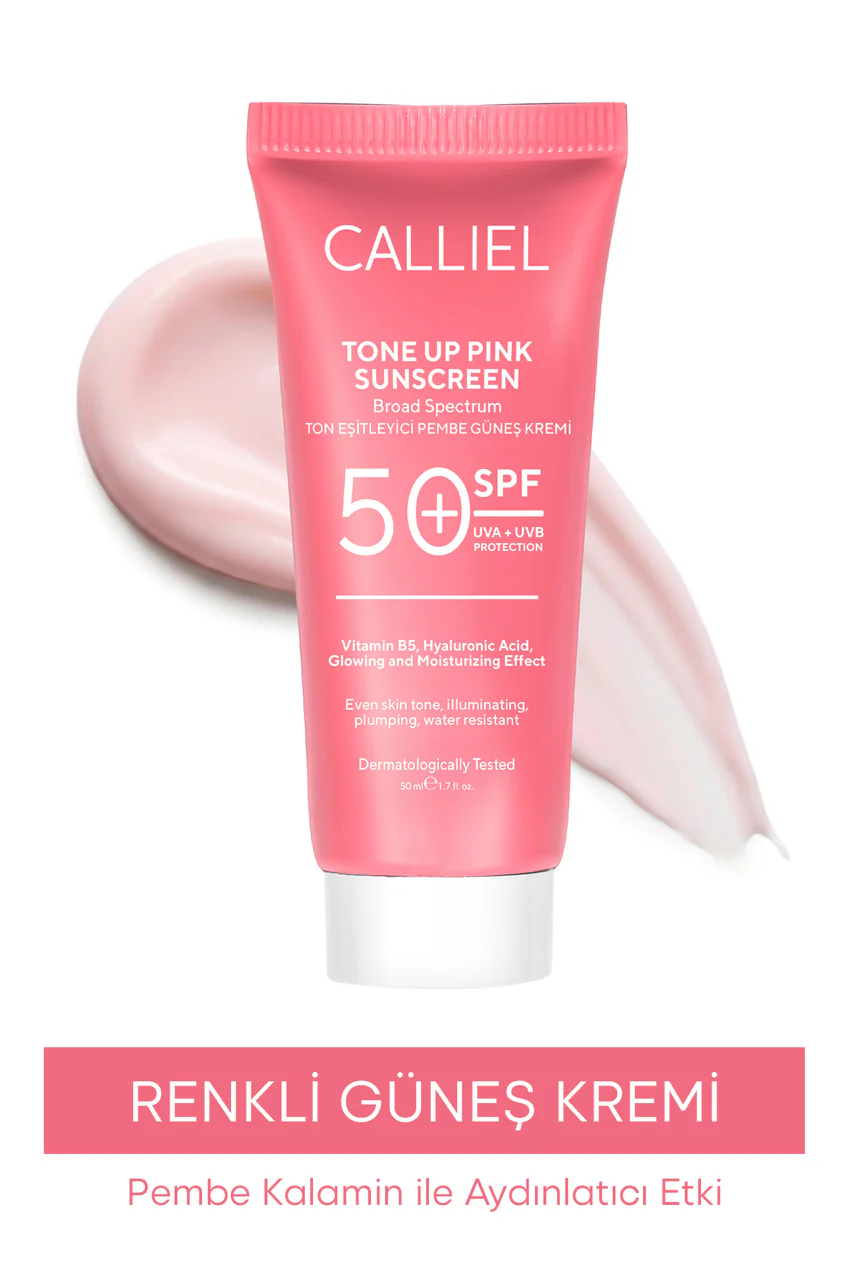Ton Eşitleyici, Aydınlatıcı Spf 50+ Renkli Güneş Kremi Glutatyon, Hyaluronik Asit Etkili 50 Ml