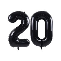 Beysüs Siyah 20 Rakam Folyo Balon Siyah