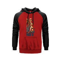 The Last Of Us 2 Butterfly Kırmızı Renk Reglan Kol Sweatshirt Kırmızı