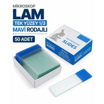 Lam - Tek Yüzey 1/3 Mavi Rodajlı Lamı 50 Adet