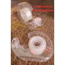 2 Bant Makinesi, 2 Adet Selo Bant, Para Bandı, Yapıştırma Bandı Makinası 2