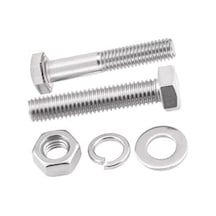 Akb M8x80mm Altıköşe Altıgen,anahtar Başlı Vida , Somun , Rondela Ve Yaylı Pul 3 Takım Rf146 M8 x 80 MM