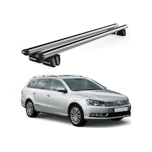 Pençe Volkswagen Passat Variant B7 2010-2014 Uyumlu Gri Ara Atkı Port Bagaj Tavan Barı