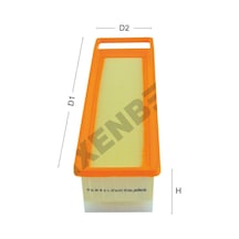 Peuugeot 308 Iı 1.6 Vty 2013 Mod Hava Filtre Rxa4198 9804875680 C38130 Lx3962