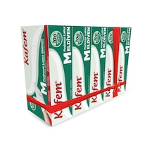 Kafem Beyaz Lateks Eldiven Pudrasız (M) 100 Lü X 5 Paket