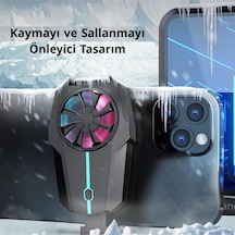 Telefon Soğutucu Fan Hava Soğutmalı Cep Telefon Soğutma Fanı Radyatör Soğutucu Gaming E-spor